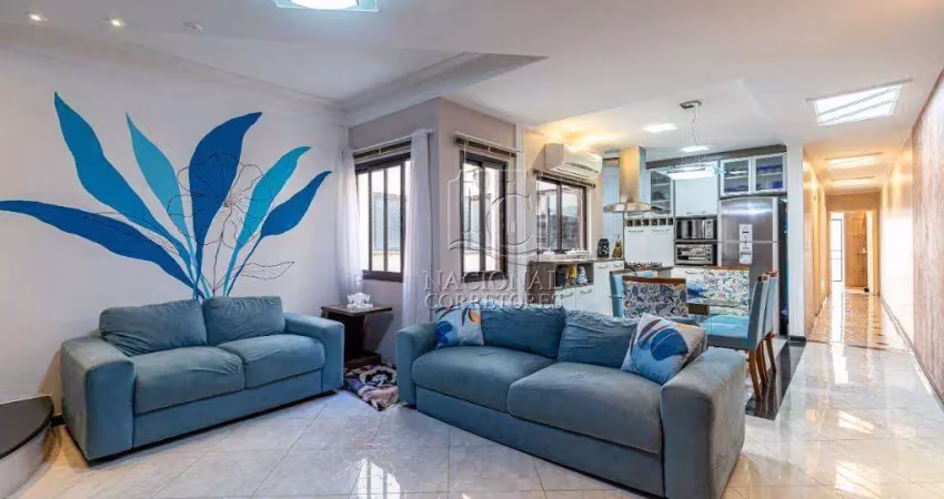 Cobertura com 3 dormitórios à venda, 198 m² por r$ 750.000,00 - parque das nações - santo andré/sp