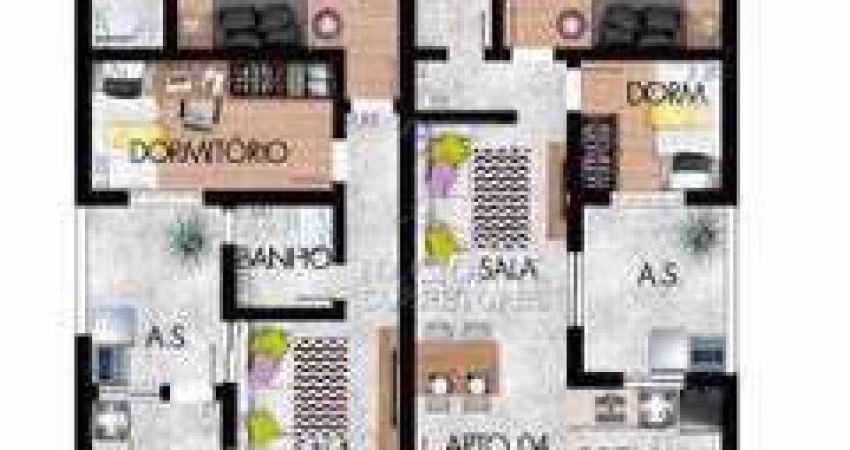 Cobertura Sem Condomínio à venda, 2 quartos, 1 suíte, 1 vaga, Parque das Nações - Santo André/SP