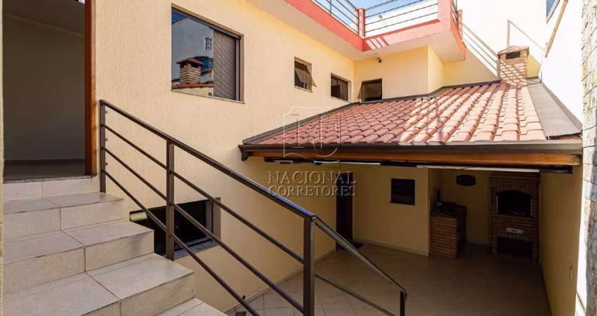 Sobrado com 4 dormitórios à venda, 263 m² - Vila Camilópolis - Santo André/SP