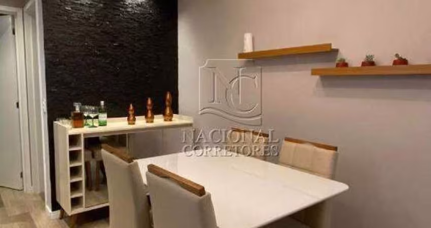 Apartamento com 59m², 2 dormitórios, com sacada gourmet – Bangu, Santo André
