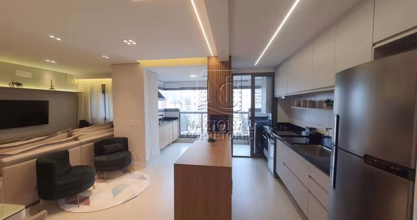 Apartamento à venda, 1 quarto, 1 suíte, 2 vagas, Vila Assunção - Santo André/SP