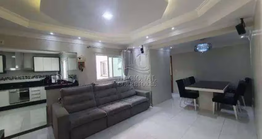 Linda cobertura com 160m², 3 dormitórios, 2 suítes, 2 vagas, na vila metalúrgica em santo andré