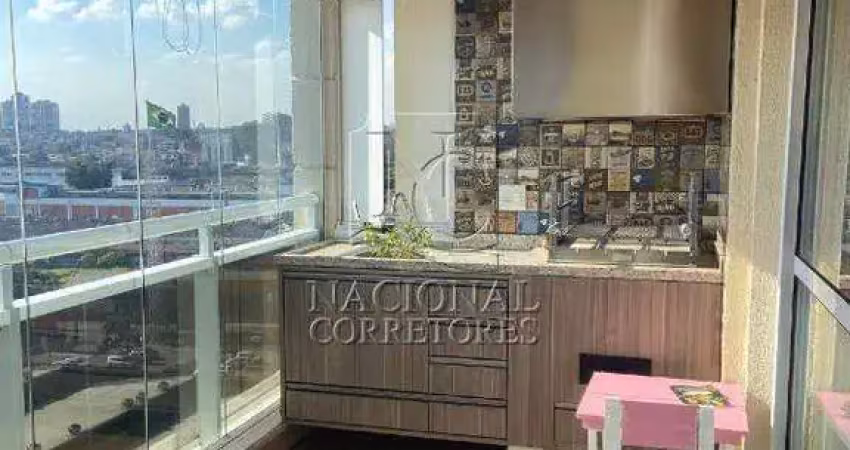 Apartamento com 3 suítes à venda no condomínio paris – centro de santo andré