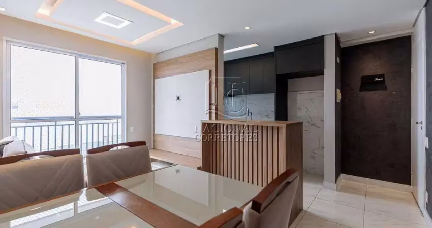 Apartamento mobiliado de 54m² para locação em utinga no condomínio cenário .