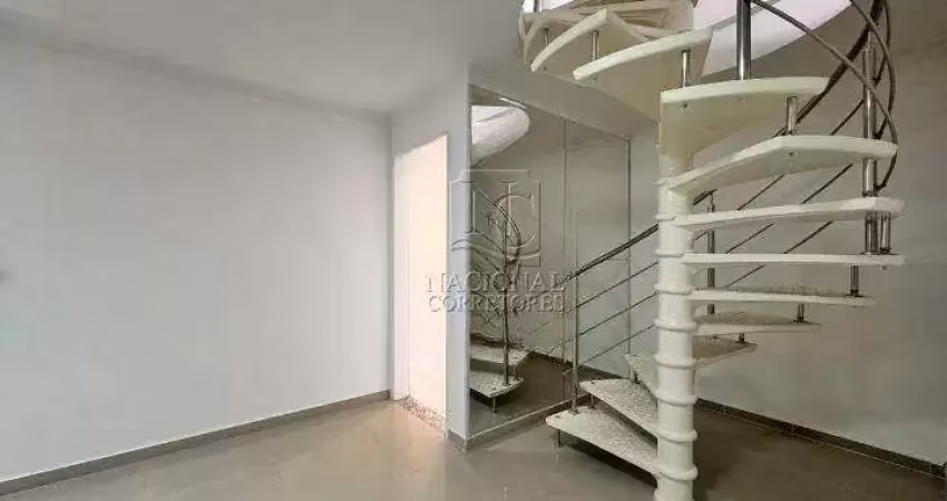 Apartamento duplex à venda, 2 quartos, 1 suíte, 2 vagas, casa branca - santo andré/sp