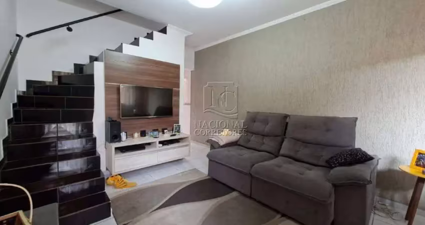 Sobrado à venda, 2 quartos, 1 vaga, parque capuava - santo andré/sp
