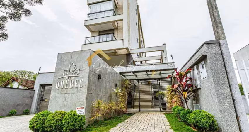 Espetacular apartamento à venda com 2 quartos 1 suíte, 82,54m² no ville de québec no portão em curitiba.