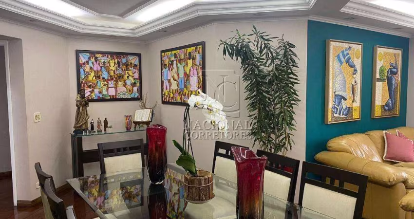 Apartamento com 4 dormitórios à venda, 135 m² - Vila Assunção - Santo André/SP