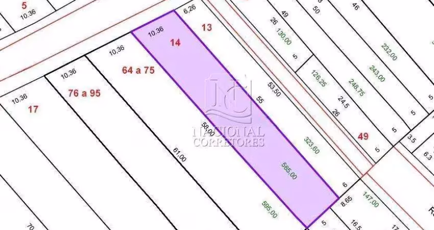 Terreno à venda, 550 m² por r$ 1.000.000,00 - vila príncipe de gales - santo andré/sp
