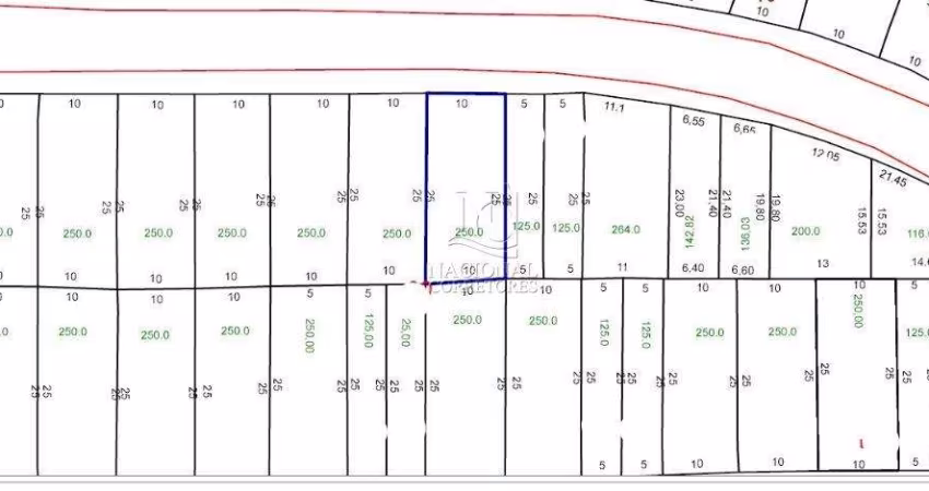 Terreno à venda, 250 m² - Vila Curuçá - Santo André/SP