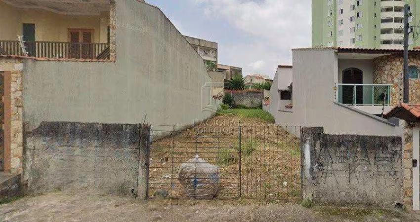 Terreno à venda, 522 m² por R$ 1.200.000,00 - Parque Jaçatuba - Santo André/SP