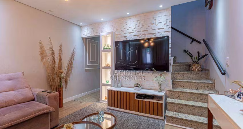 Sobrado com 3 dormitórios à venda, 120 m² - Parque das Nações - Santo André/SP