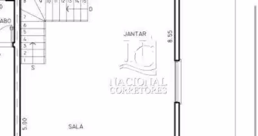 Sobrado com 3 dormitórios à venda, 197 m² por r$ 1.060.000,00 - centro - santo andré/sp
