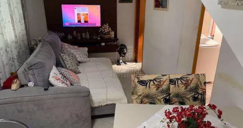 Sobrado com 3 dormitórios à venda, 72 m² por r$ 550.000,00 - parque erasmo assunção - santo andré/sp