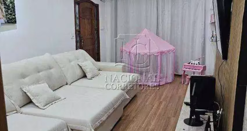 Sobrado com 3 dormitórios à venda, 160 m² por R$ 790.000,00 - Vila Sacadura Cabral - Santo André/SP