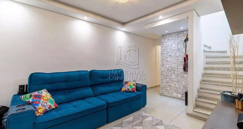 Sobrado com 3 dormitórios à venda, 175 m² por r$ 750.000,00 - jardim ana maria - santo andré/sp