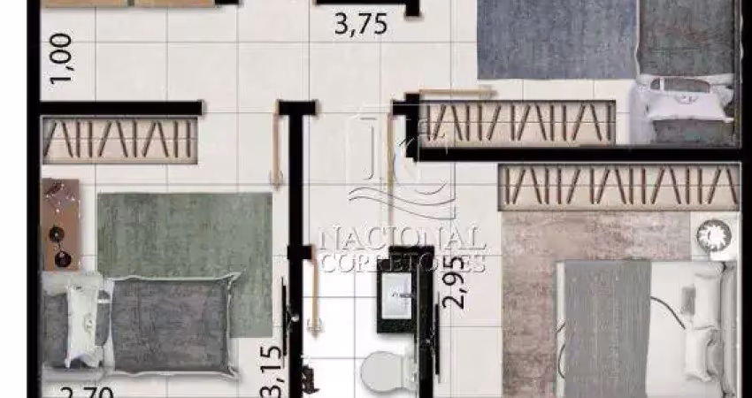Sobrado à venda, 194 m² por r$ 1.080.000,00 - vila pires - santo andré/sp