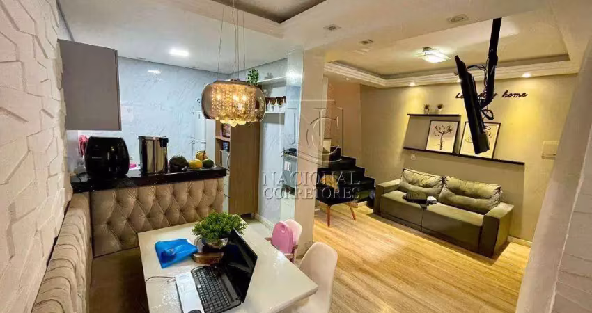 Sobrado com 2 dormitórios à venda, 100 m² - Vila Alzira - Santo André/SP