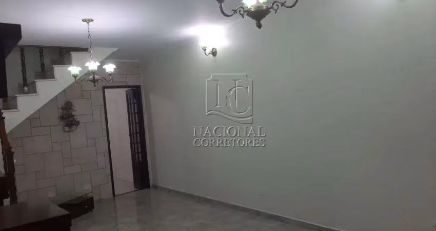 Sobrado com 3 dormitórios à venda, 152 m² - vila camilópolis - santo andré/sp