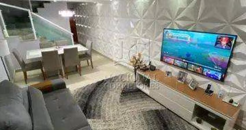 Sobrado com 3 dormitórios à venda, 149 m² por R$ 770.000,00 - Utinga - Santo André/SP