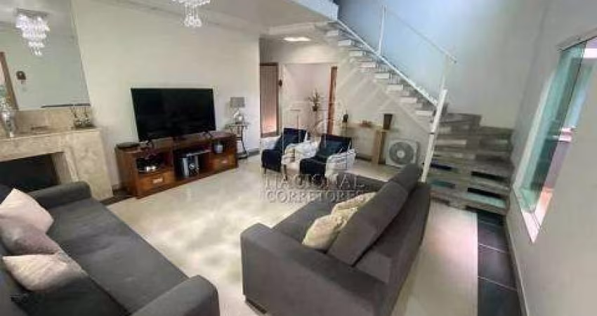 Sobrado com 3 dormitórios à venda, 331 m² por R$ 1.285.000,00 - Vila Camilópolis - Santo André/SP
