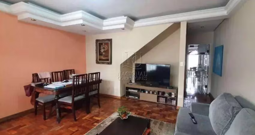 Sobrado com 3 dormitórios à venda, 165 m² - campestre - santo andré/sp