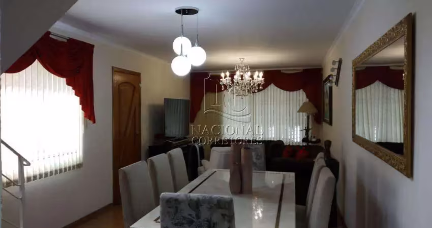 Sobrado com 3 dormitórios à venda, 200 m² por r$ 830.000,00 - parque jaçatuba - santo andré/sp