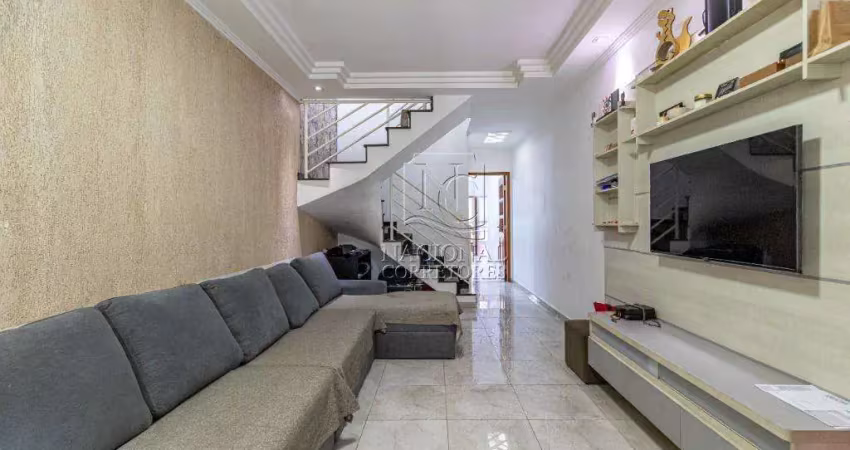 Sobrado à venda, 109 m² por r$ 680.000,00 - vila lucinda - santo andré/sp