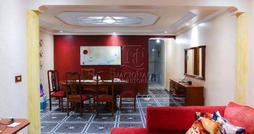 Sobrado com 3 dormitórios à venda, 164 m² por r$ 540.000,00 - jardim nevada - santo andré/sp