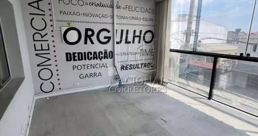 Salão para alugar, 256 m² por - jardim santo alberto - santo andré/sp