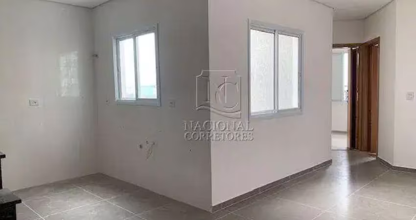 Cobertura com 2 dormitórios à venda, 86 m² por r$ 450.000,00 - vila scarpelli - santo andré/sp