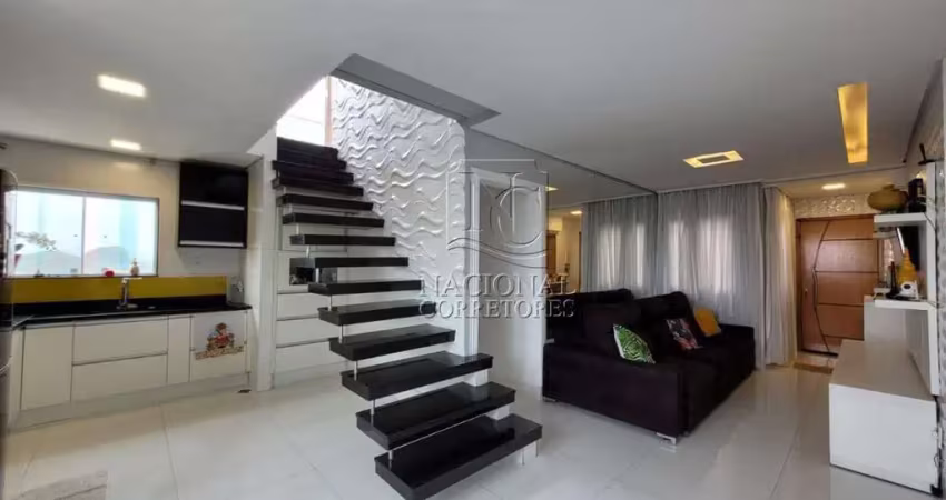 Cobertura com 2 dormitórios à venda, 74 m² por R$ 880.000,00 - Nova Gerti - São Caetano do Sul/SP