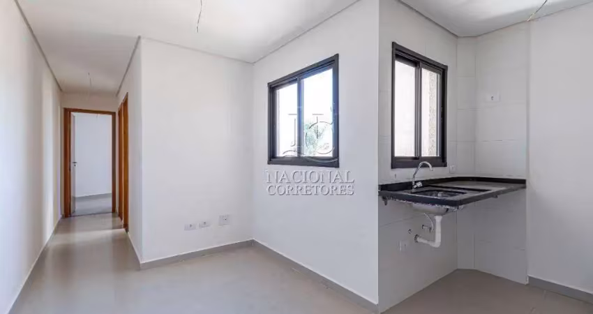 Cobertura com 2 dormitórios à venda, 82 m² por r$ 550.000,00 - vila scarpelli - santo andré/sp