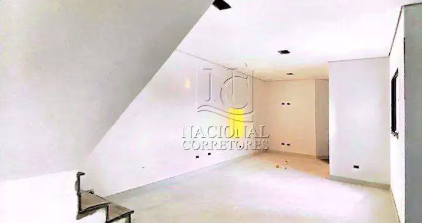 Cobertura com 2 dormitórios à venda, 110 m² por r$ 580.000,00 - parque das nações - santo andré/sp