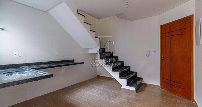 Cobertura com 2 dormitórios à venda, 100 m² por R$ 480.000,00 - Vila Camilópolis - Santo André/SP