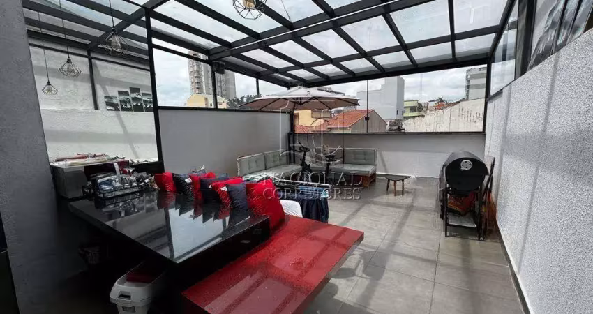 Cobertura com 2 dormitórios à venda, 96 m² por r$ 560.000,00 - santa maria - santo andré/sp