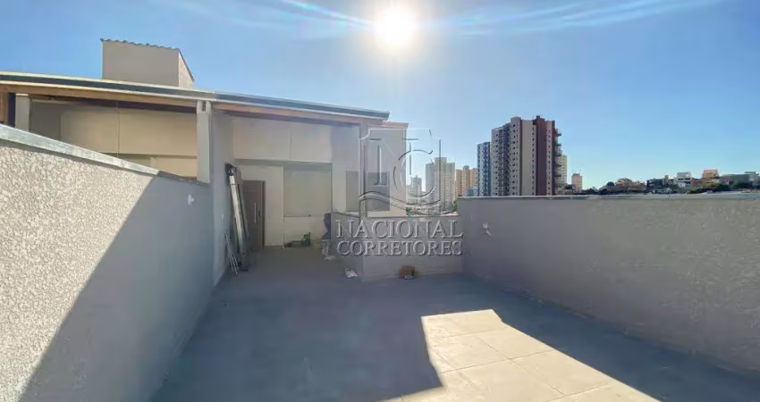 Cobertura com 2 dormitórios à venda, 110 m² por r$ 520.000,00 - bangu - santo andré/sp