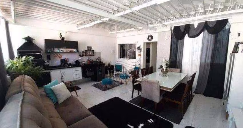 Cobertura com 4 dormitórios à venda, 106 m² por R$ 520.000,00 - Vila Príncipe de Gales - Santo André/SP