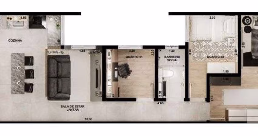 Cobertura com 3 dormitórios à venda, 109 m² por R$ 1.200.000,00 - Jardim - Santo André/SP