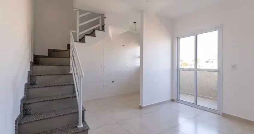 Cobertura com 2 dormitórios à venda, 94 m² - jardim santo alberto - santo andré/sp