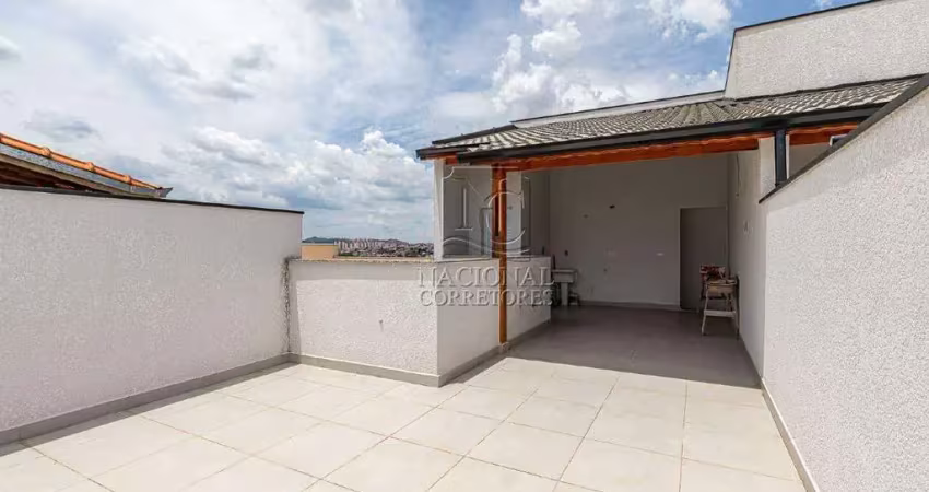 Cobertura com 2 dormitórios à venda, 104m² por R$ 472.000,00 - Vila Humaitá - Santo André/SP