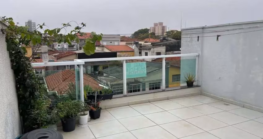 Cobertura com 2 dormitórios à venda, 116 m² - parque jaçatuba - santo andré/sp