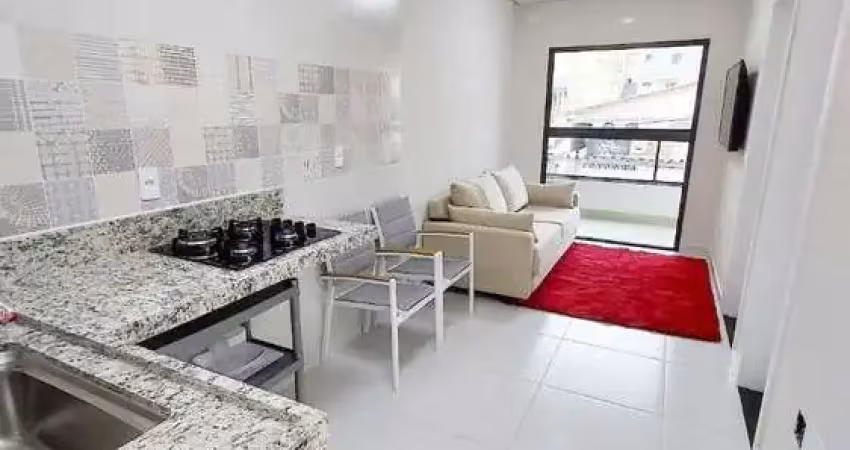 Apartamento com 2 dormitórios, 45 m² - venda por r$ 600.000,00 ou aluguel por r$ 4.600,000/mês - vila scarpelli - santo andré/sp