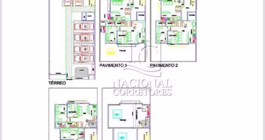 Cobertura com 88,76 m2 - com 2 dormitórios, 1 suíte - paraíso - santo andré.