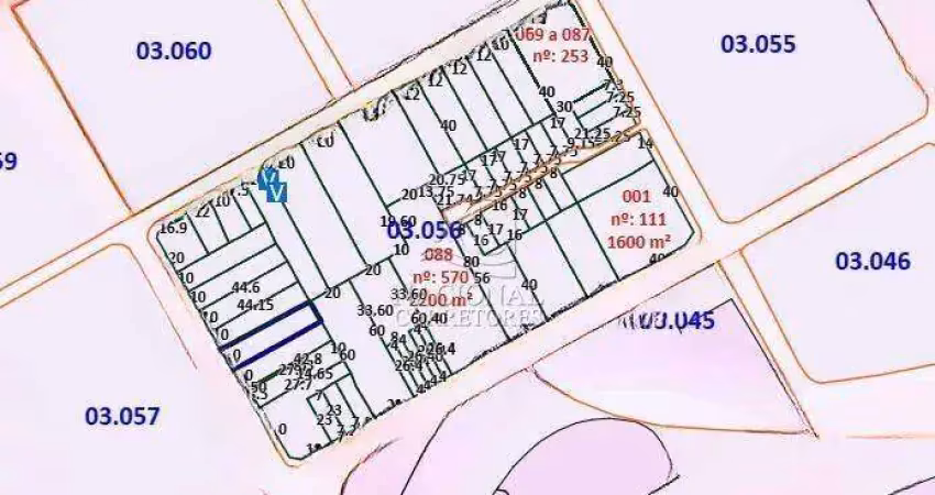 Terreno à venda 243m² de área útil - campestre - santo andré / sp