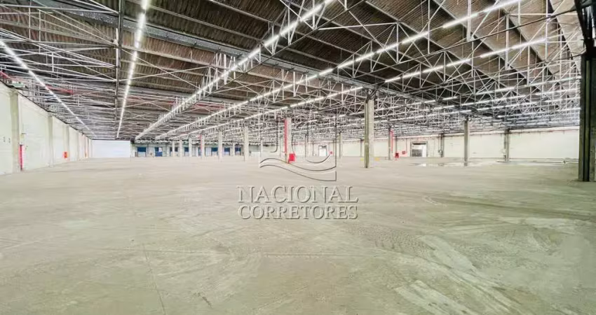 Galpão logístico 18.750 m² | 30 docas, pé-direito 8m | bairro jardim utinga - santo andré/ sp