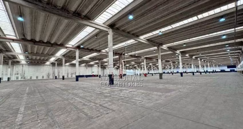 Galpão logístico 17.712 m² | 17 docas, piso 6t/m² — jardim utinga, santo andré - sp