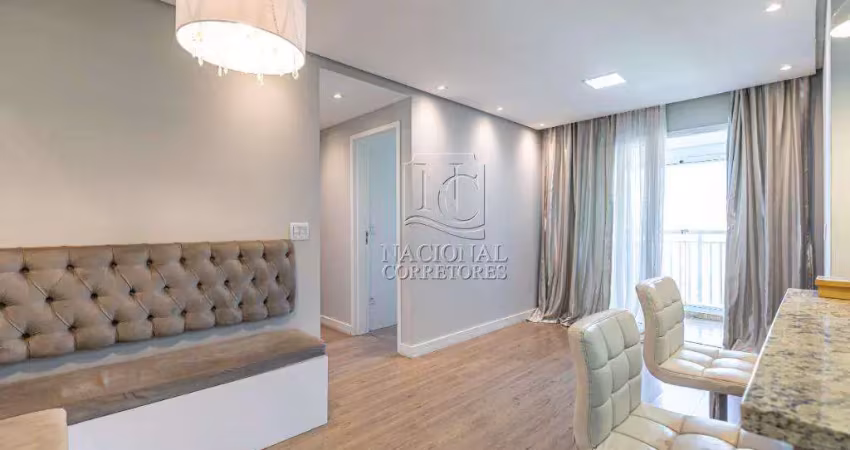 Apartamento com 2 dormitórios à venda, 59 m² - campestre - santo andré/sp