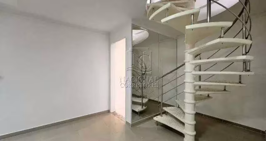 Apartamento duplex à venda, 2 quartos, 1 suíte, 2 vagas, casa branca - santo andré/sp
