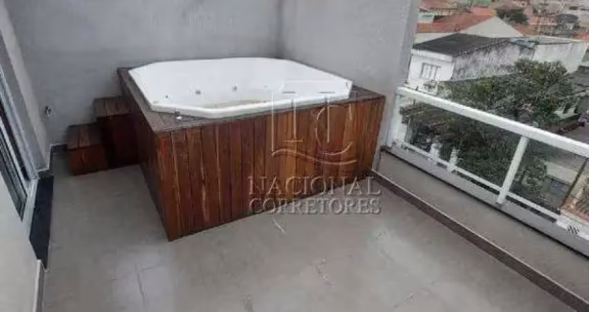 Cobertura sem condomínio para aluguel, 3 quartos, 1 suíte, 2 vagas, vila scarpelli - santo andré/sp